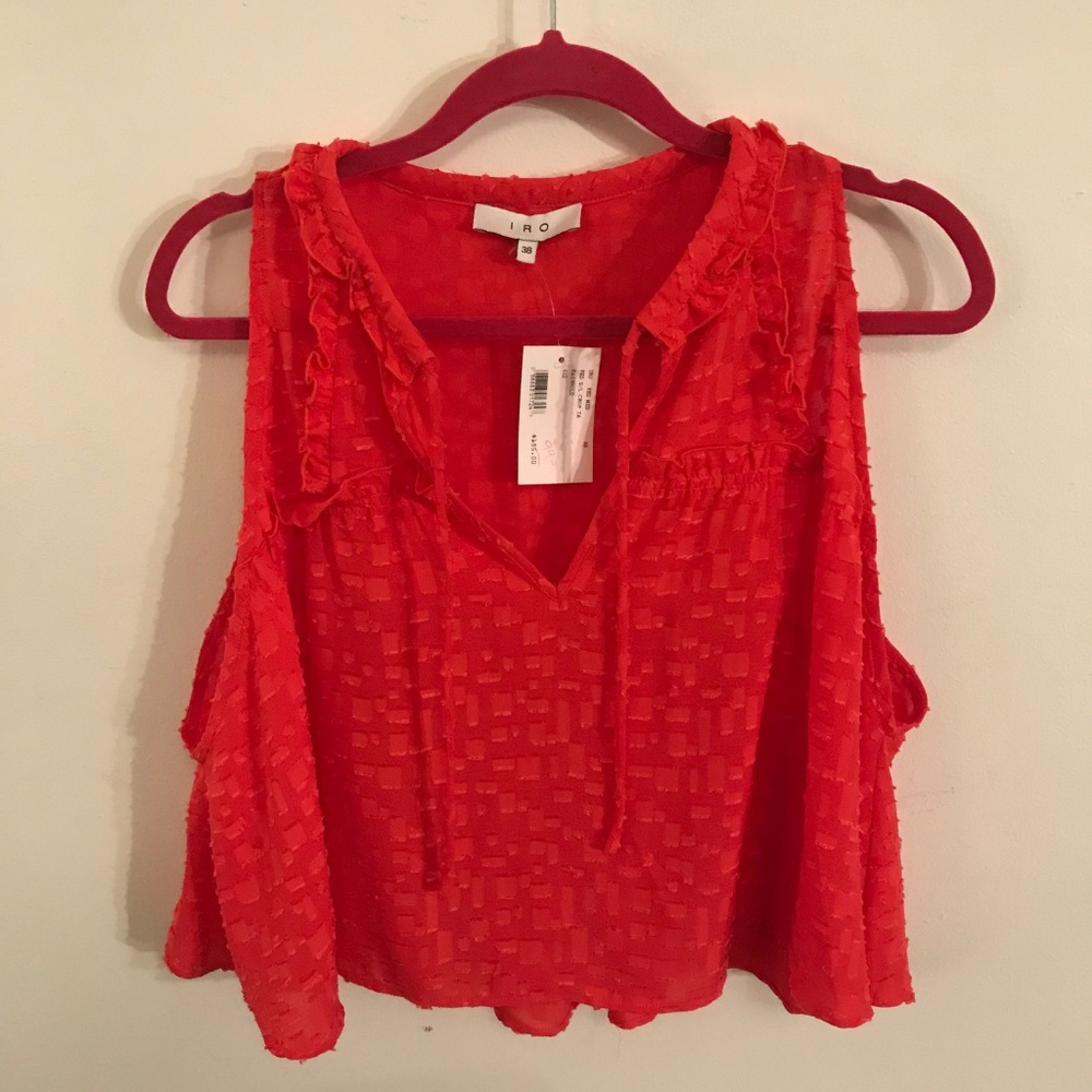 NWT - IRO "Ragnhild" Crop Top